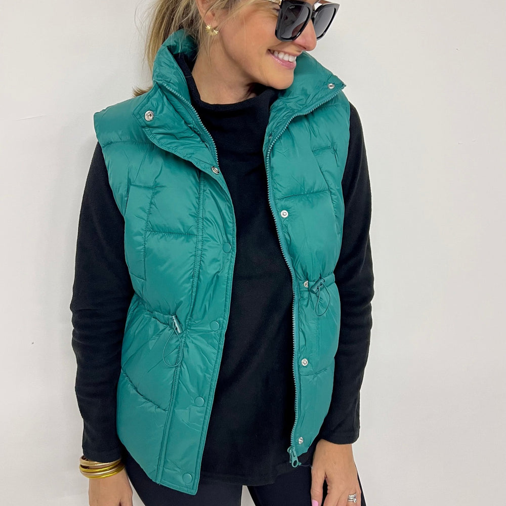 
                      
                        Telluride Puffer Vest (Green)
                      
                    