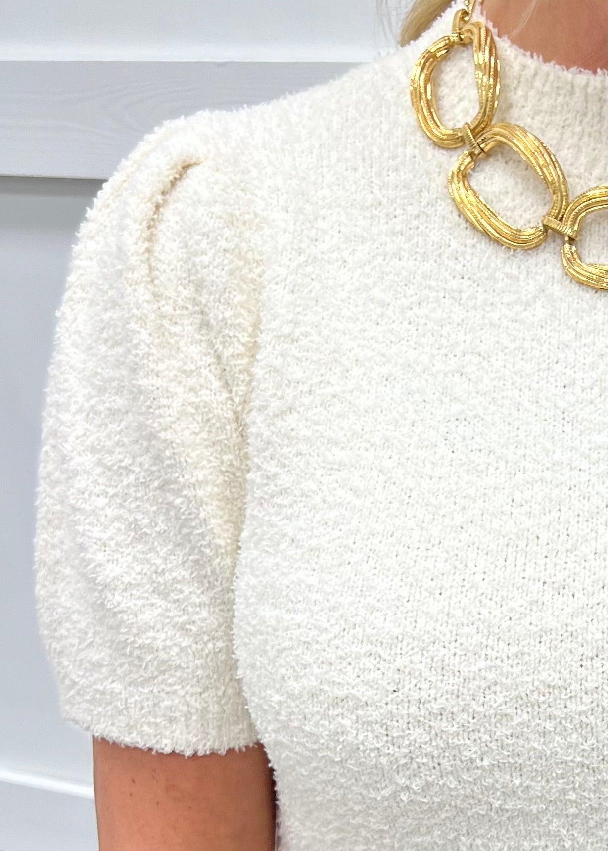 Dream A Little Dream Short Sleeve Sweater