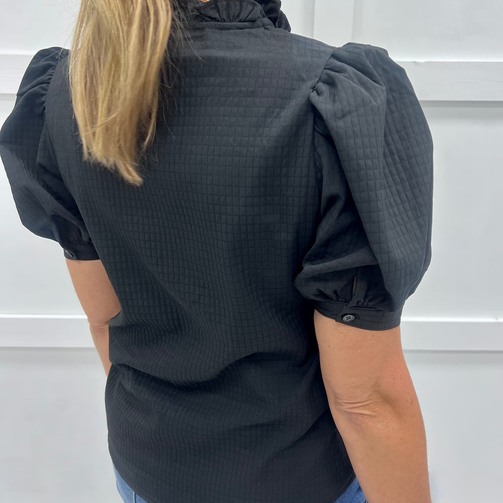 
                  
                    Penny Puff Sleeve Top (Black)
                  
                
