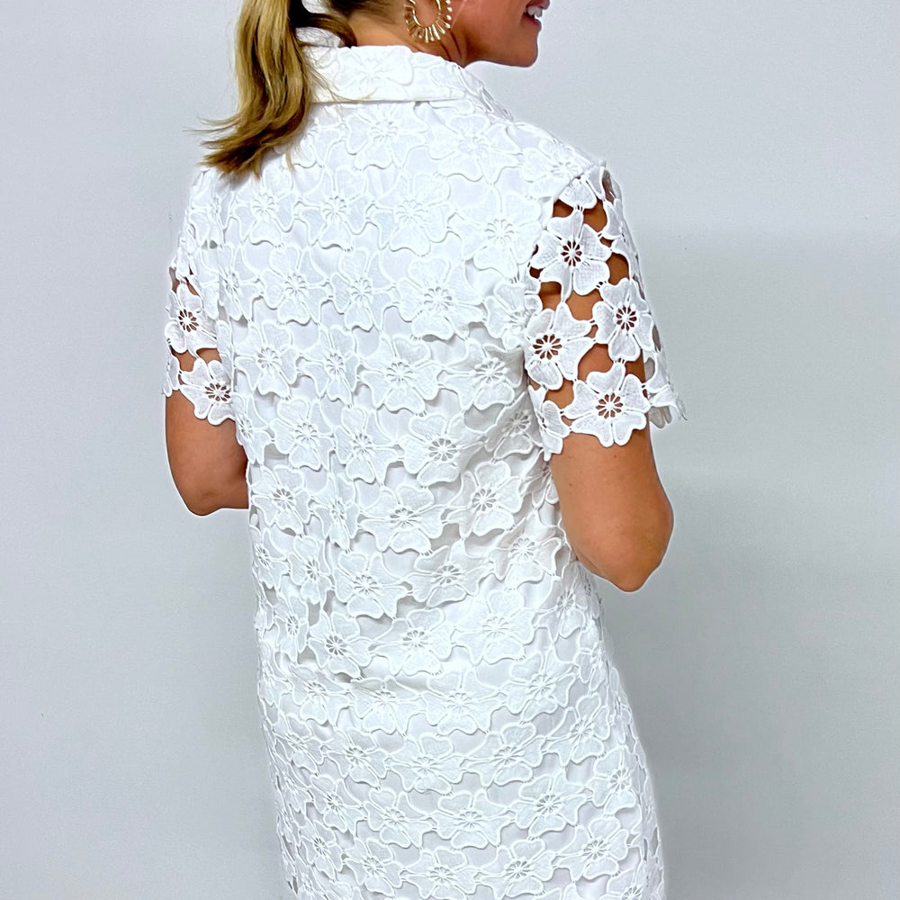 
                  
                    McKinley White Lace Dress
                  
                