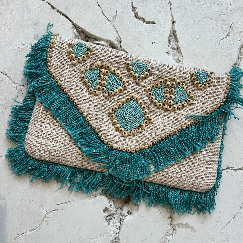 
                  
                    Fascination Fringe Clutch
                  
                