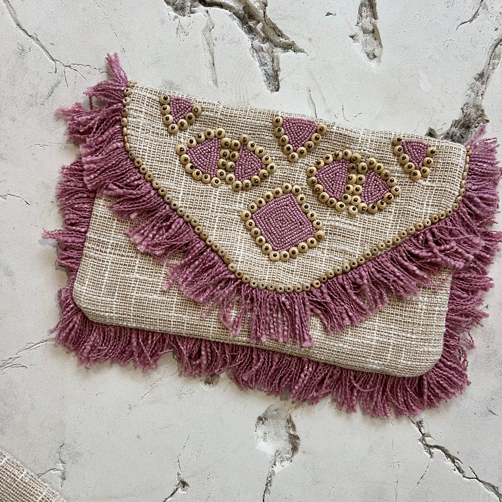 
                  
                    Fascination Fringe Clutch
                  
                