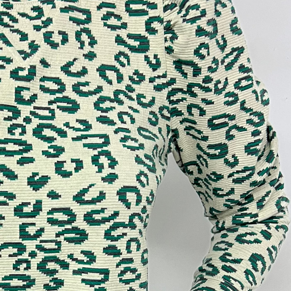 Wilde Green Spotted Top