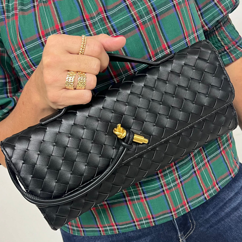 Locke Black Clutch