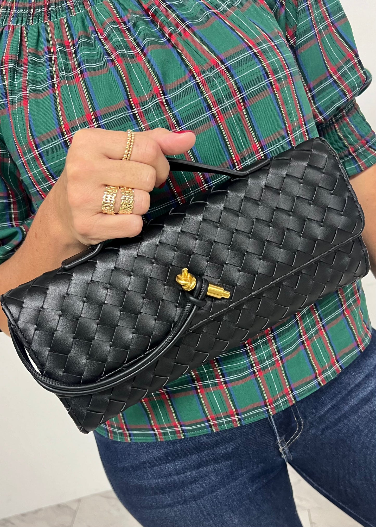 Locke Black Clutch