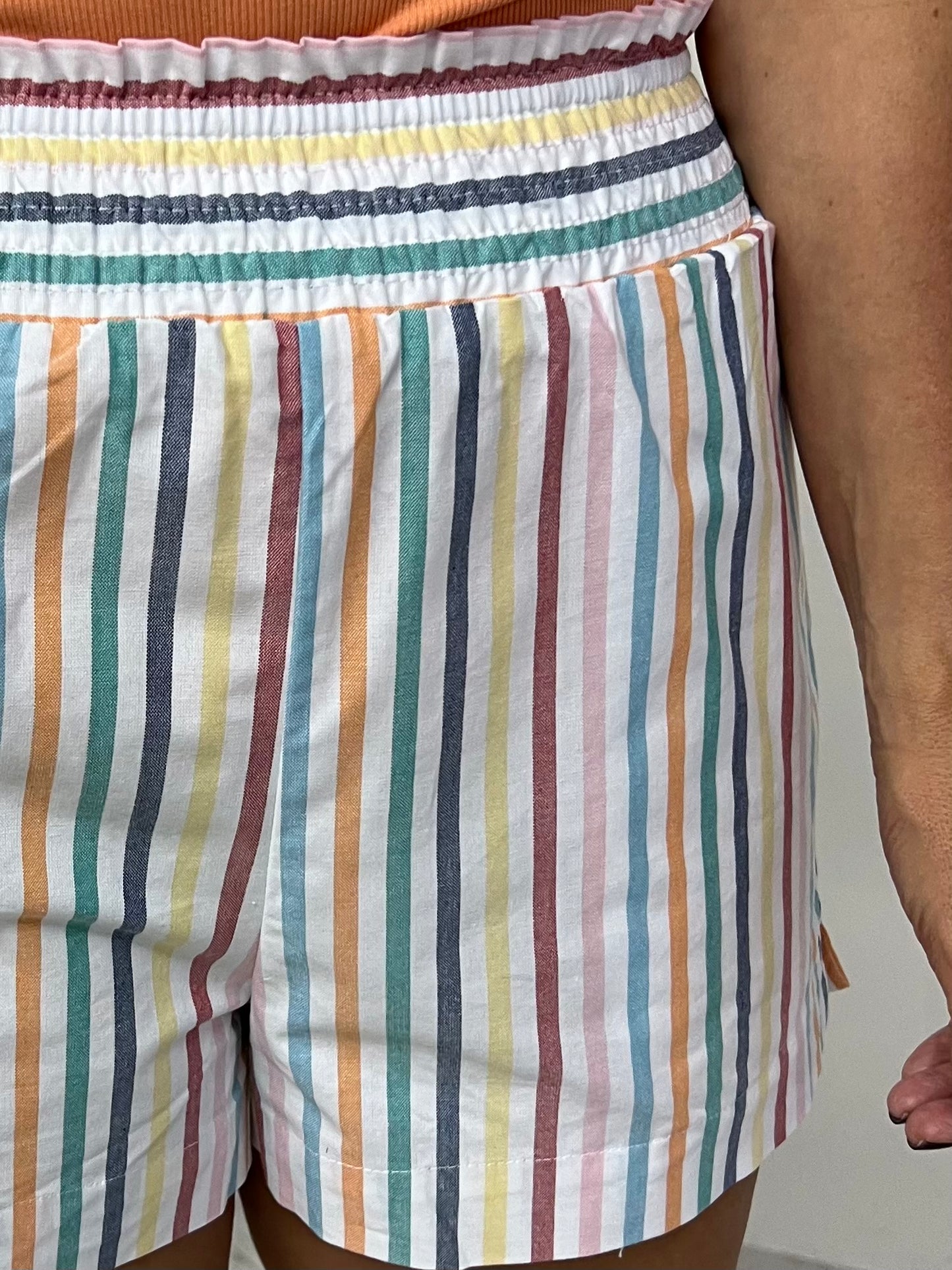 Summerscape Striped Shorts - FINAL SALE