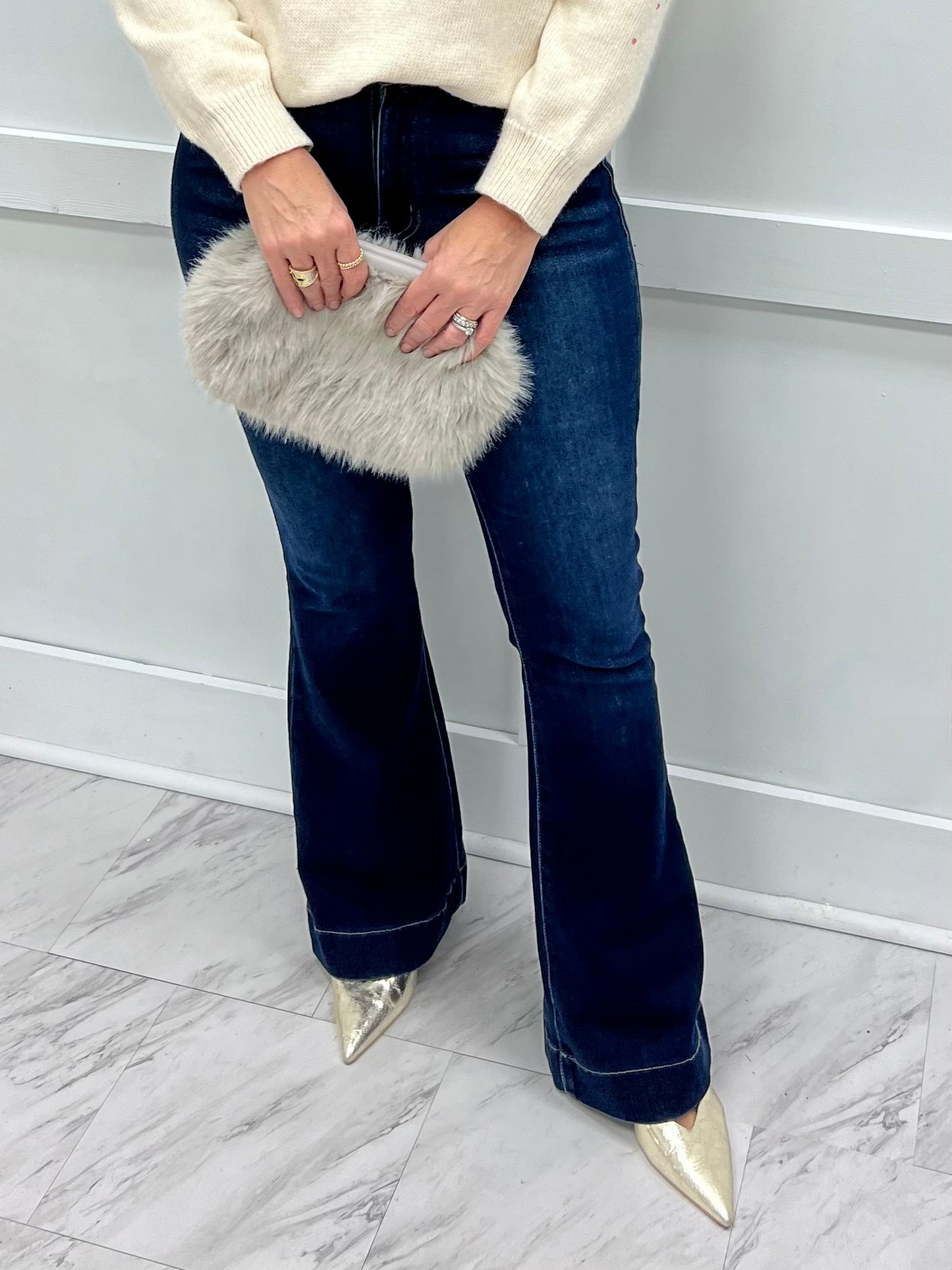 Vail Fur Clutch