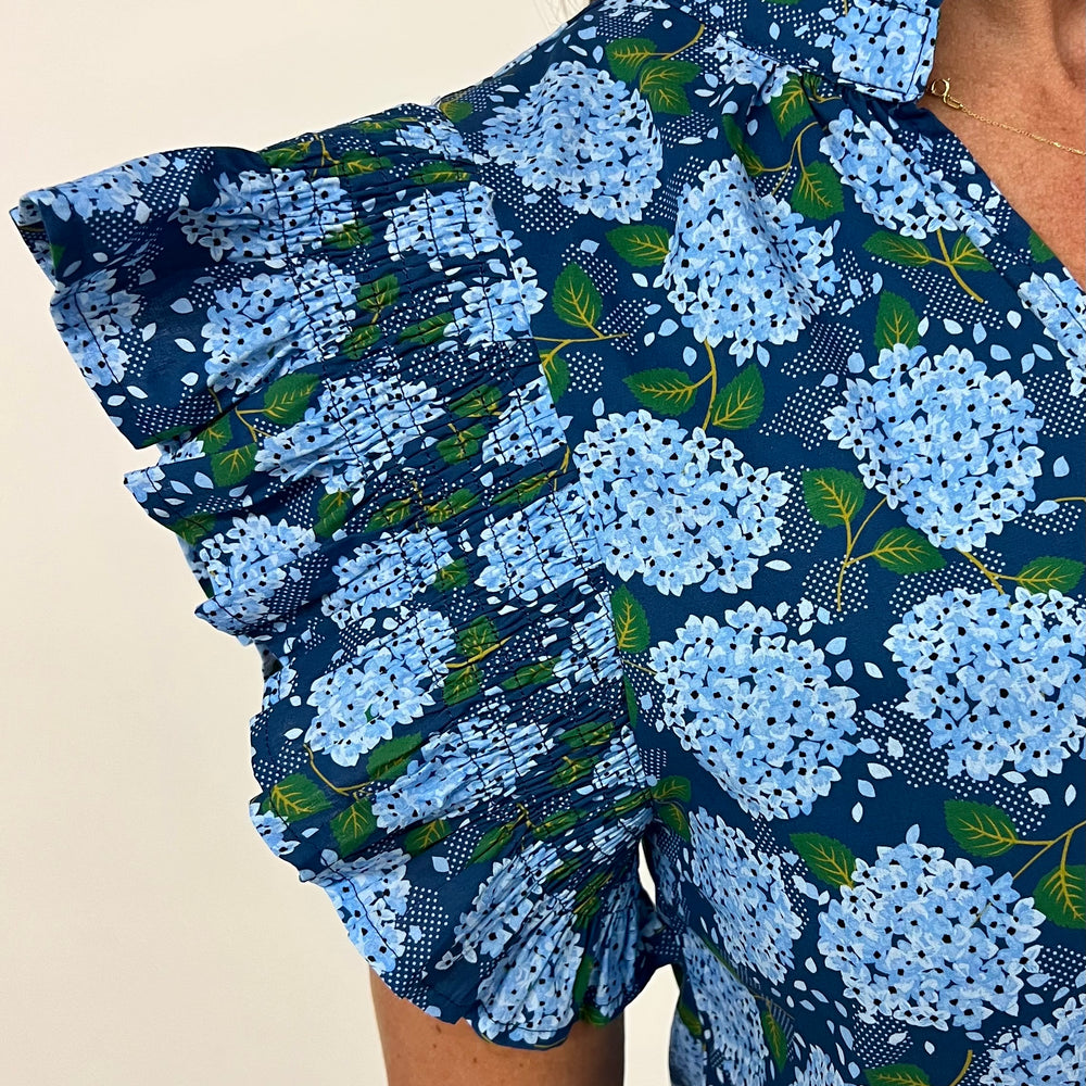Haisley Hydrangea Smocked Dress