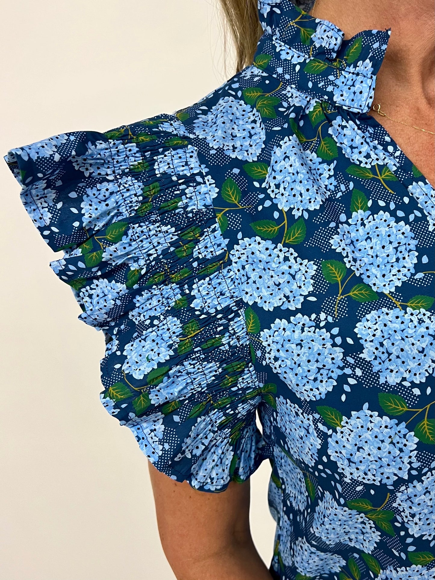 Haisley Hydrangea Smocked Dress