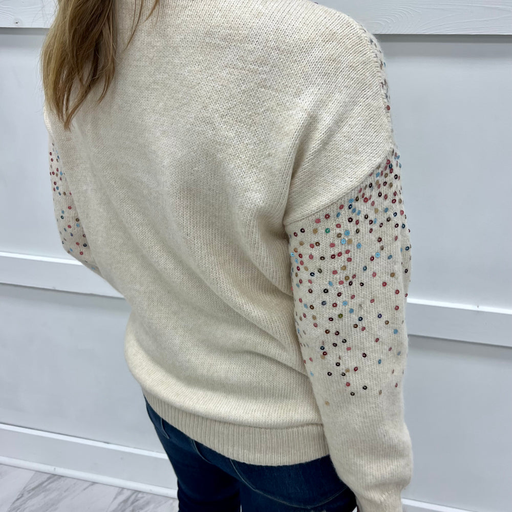 
                  
                    Sparkling Moment Sequin Sweater
                  
                