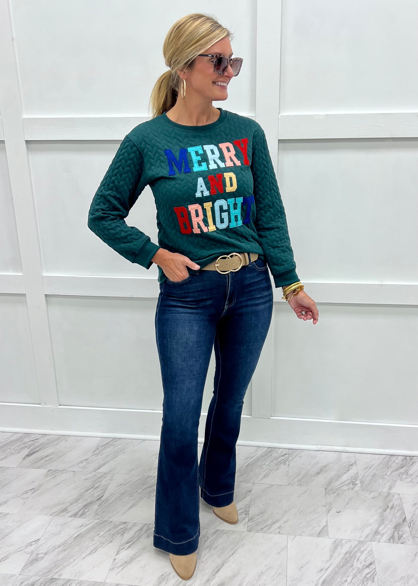 Merry + Bright Top (Green)