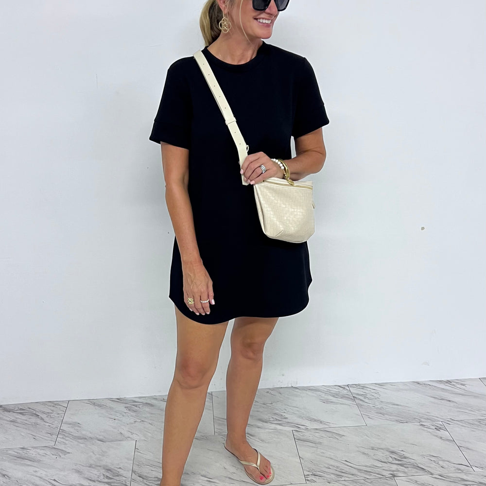 
                  
                    Weekend Wander Scuba Dress (black)
                  
                