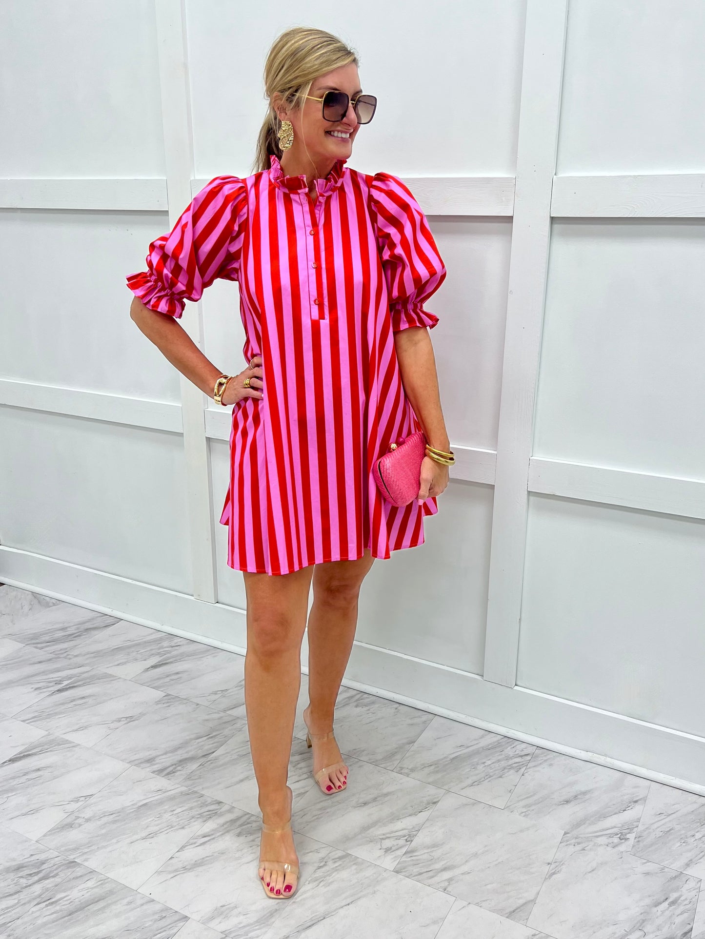 Juliet Stripe Dress