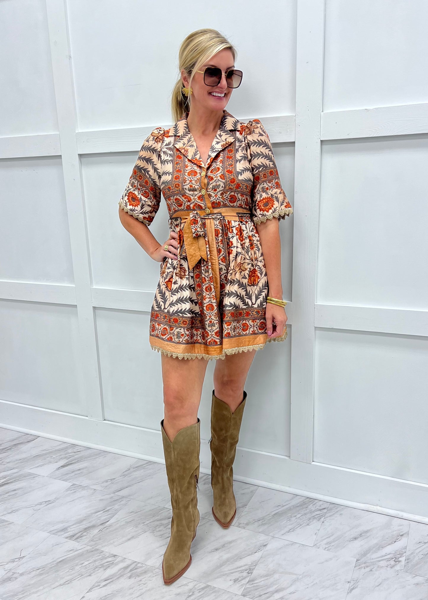 The Keller Print Dress