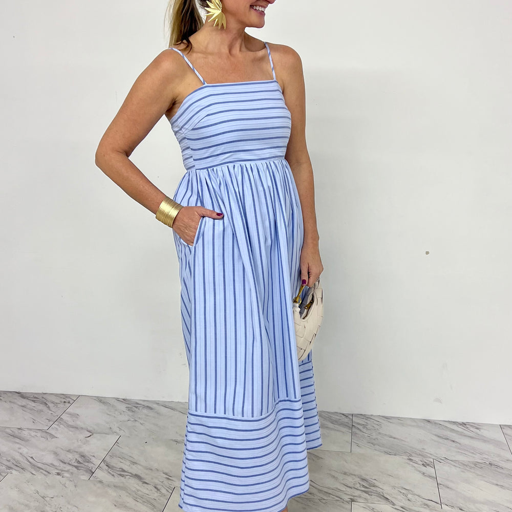 Seline Sky Stripe Dress