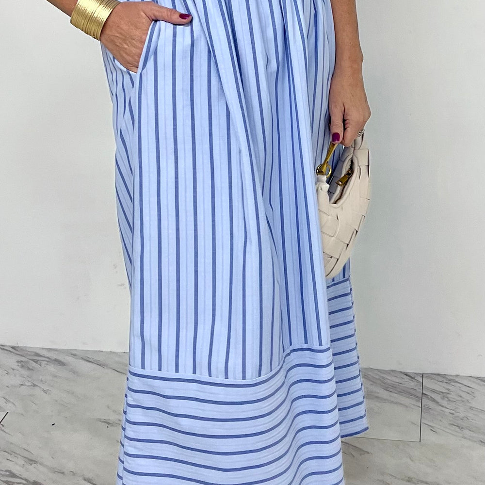 
                  
                    Seline Sky Stripe Dress
                  
                