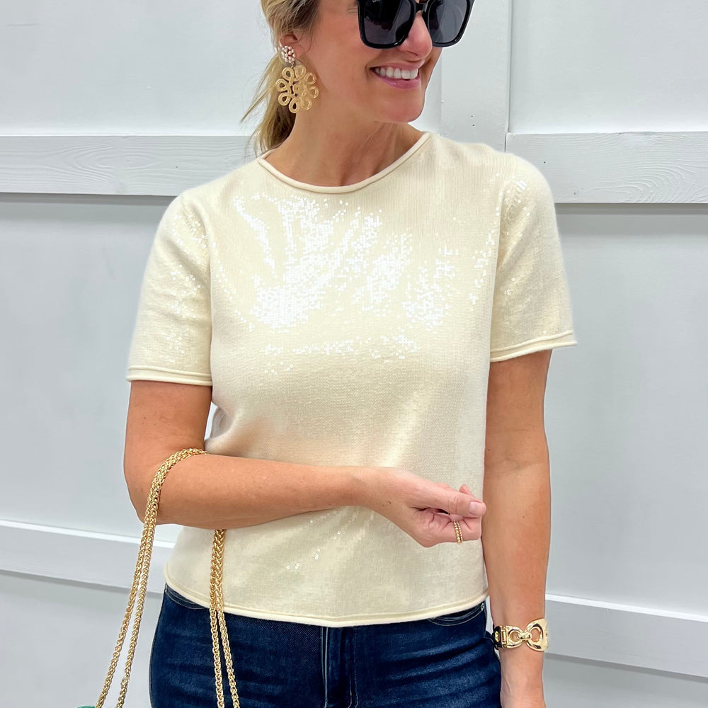 
                  
                    Ever After Sequin Top
                  
                