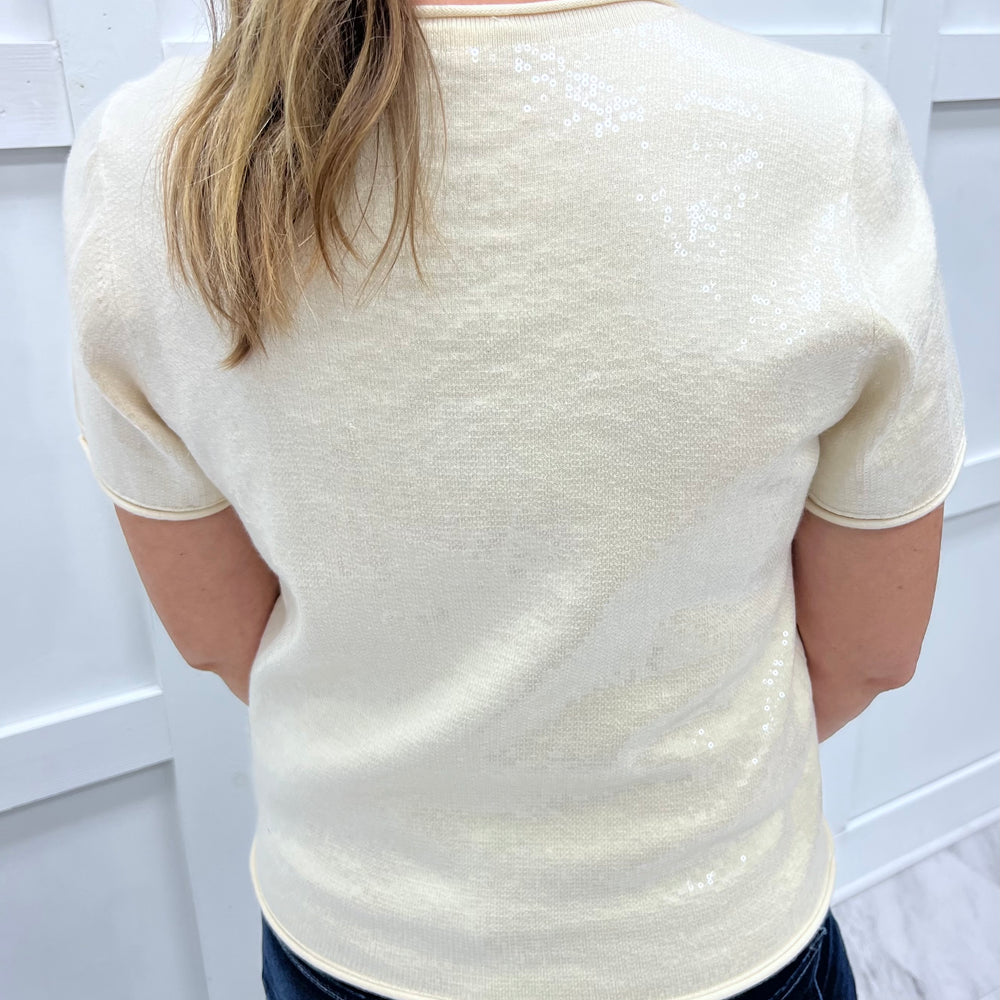 
                  
                    Ever After Sequin Top
                  
                