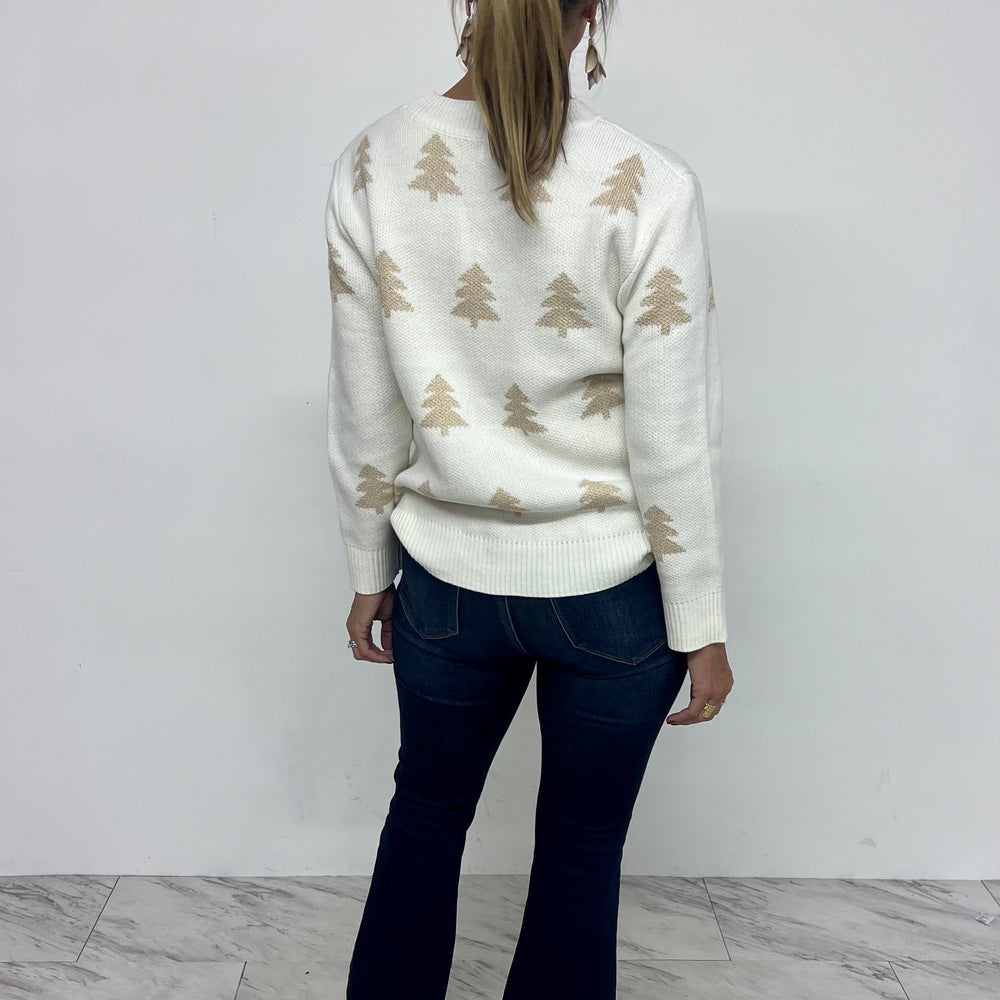 
                  
                    Under The Tree Sequin Sweater (White)
                  
                