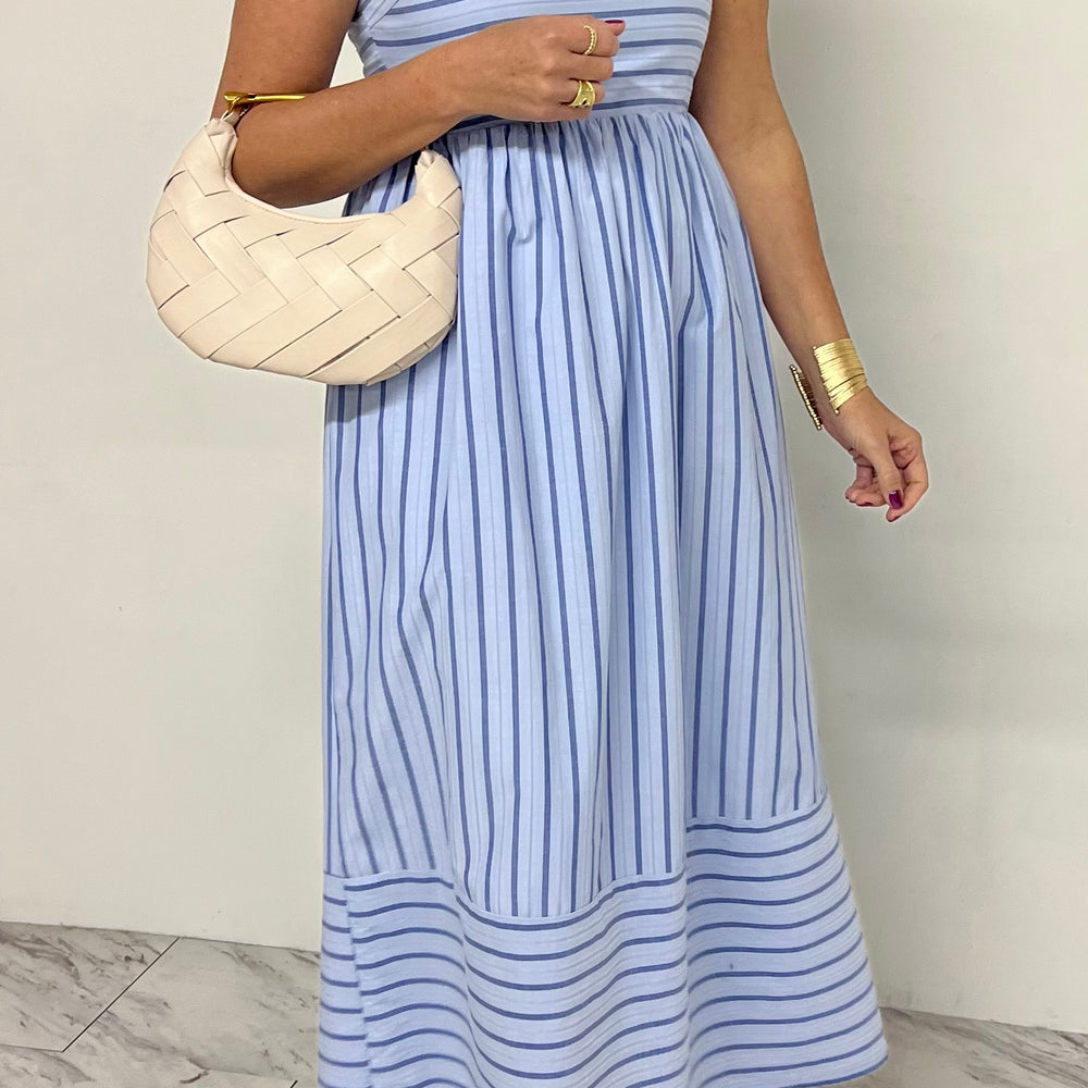 
                  
                    Seline Sky Stripe Dress
                  
                