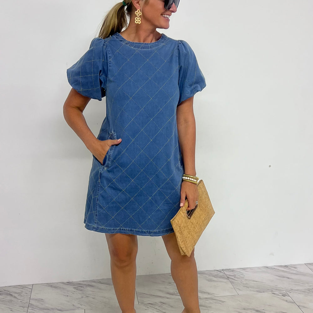 
                  
                    Denim + Diamond Dress
                  
                