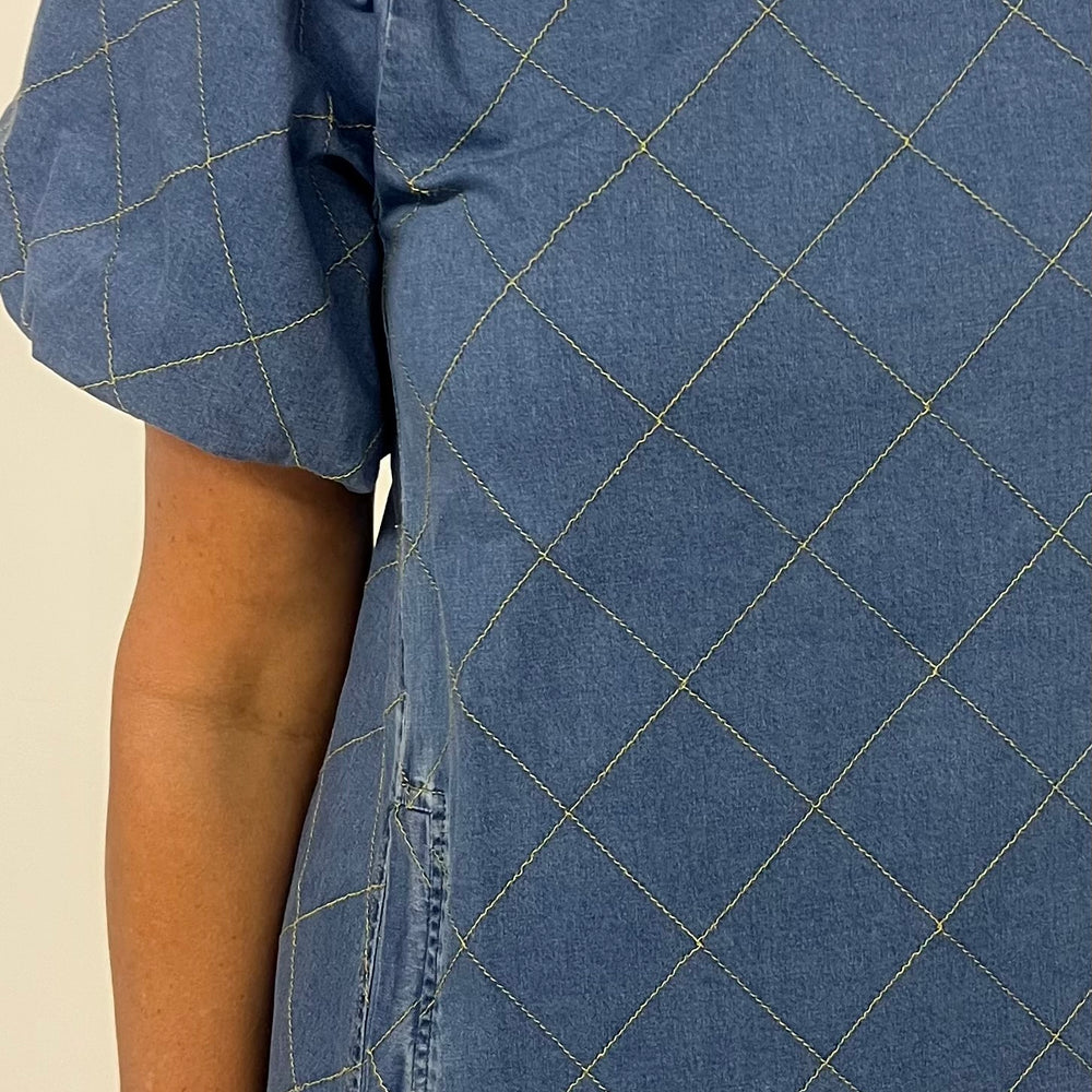 
                  
                    Denim + Diamond Dress
                  
                
