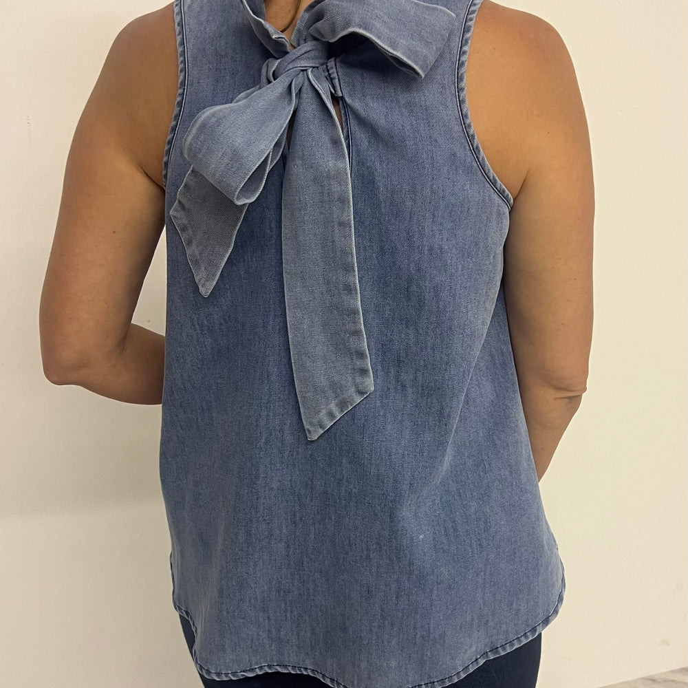 
                  
                    Nashville Denim Sleeveless Top-FINAL SALE
                  
                