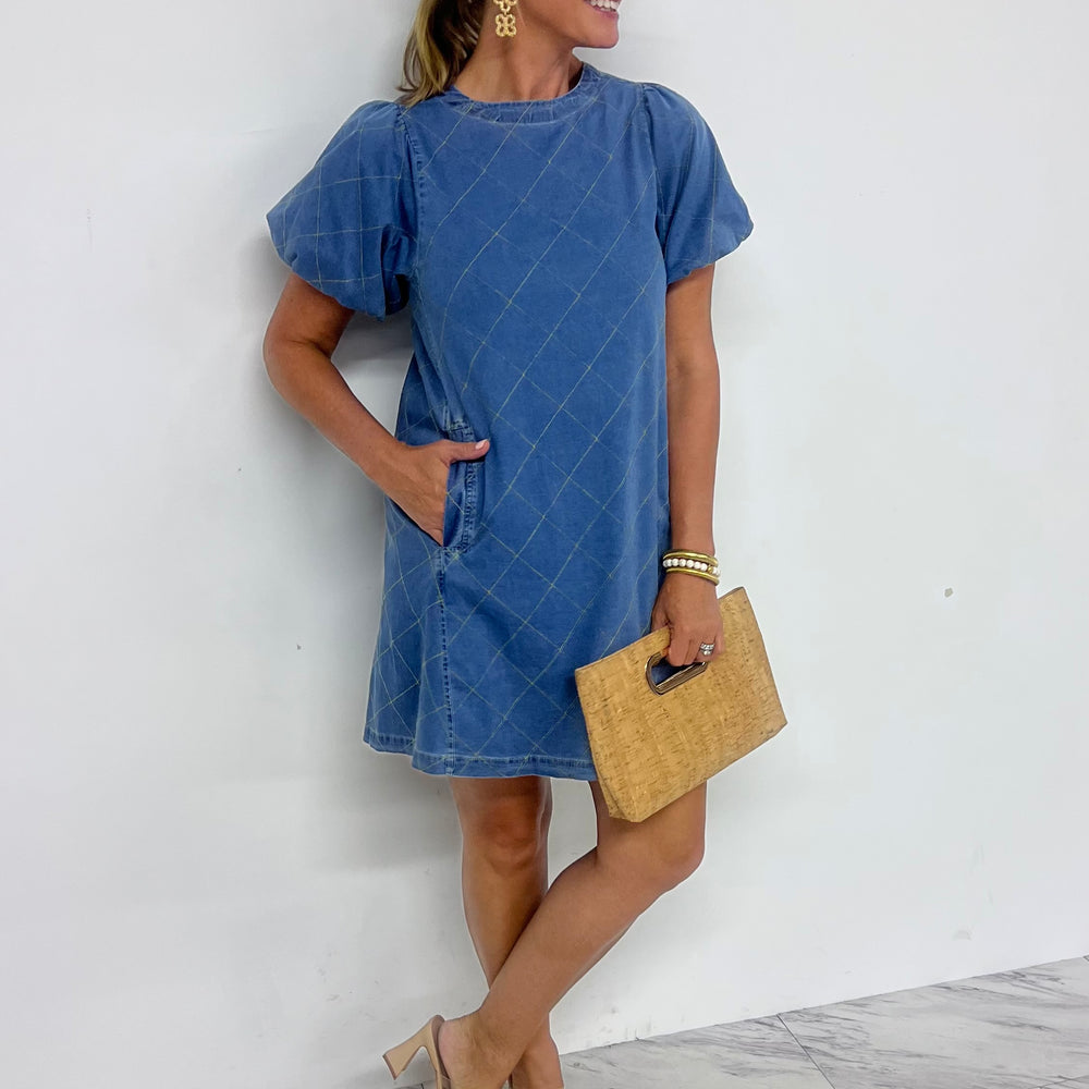 
                  
                    Denim + Diamond Dress
                  
                