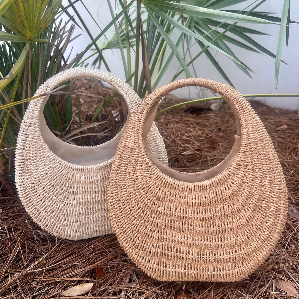 Summer Sands Straw Handbag