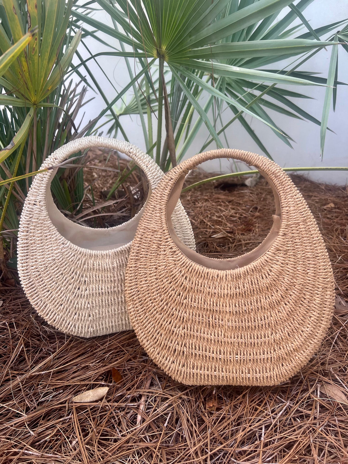 Summer Sands Straw Handbag