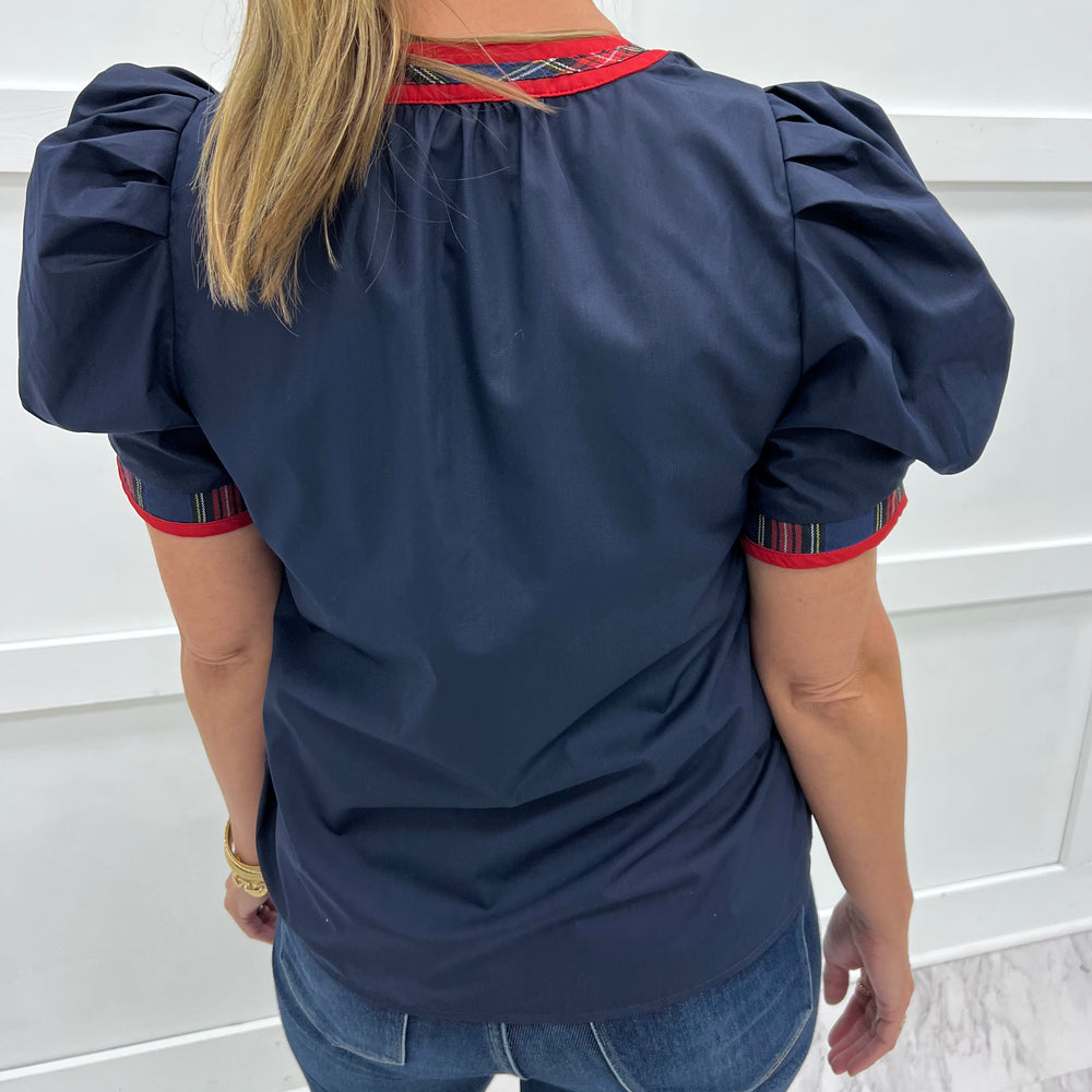 
                  
                    Seasons Greetings Top (Navy)
                  
                