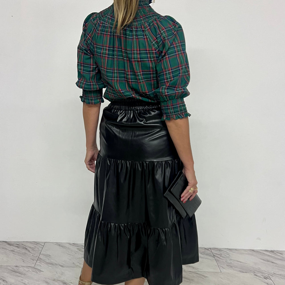 
                  
                    Luxe Leather Skirt (Black) - FINAL SALE
                  
                