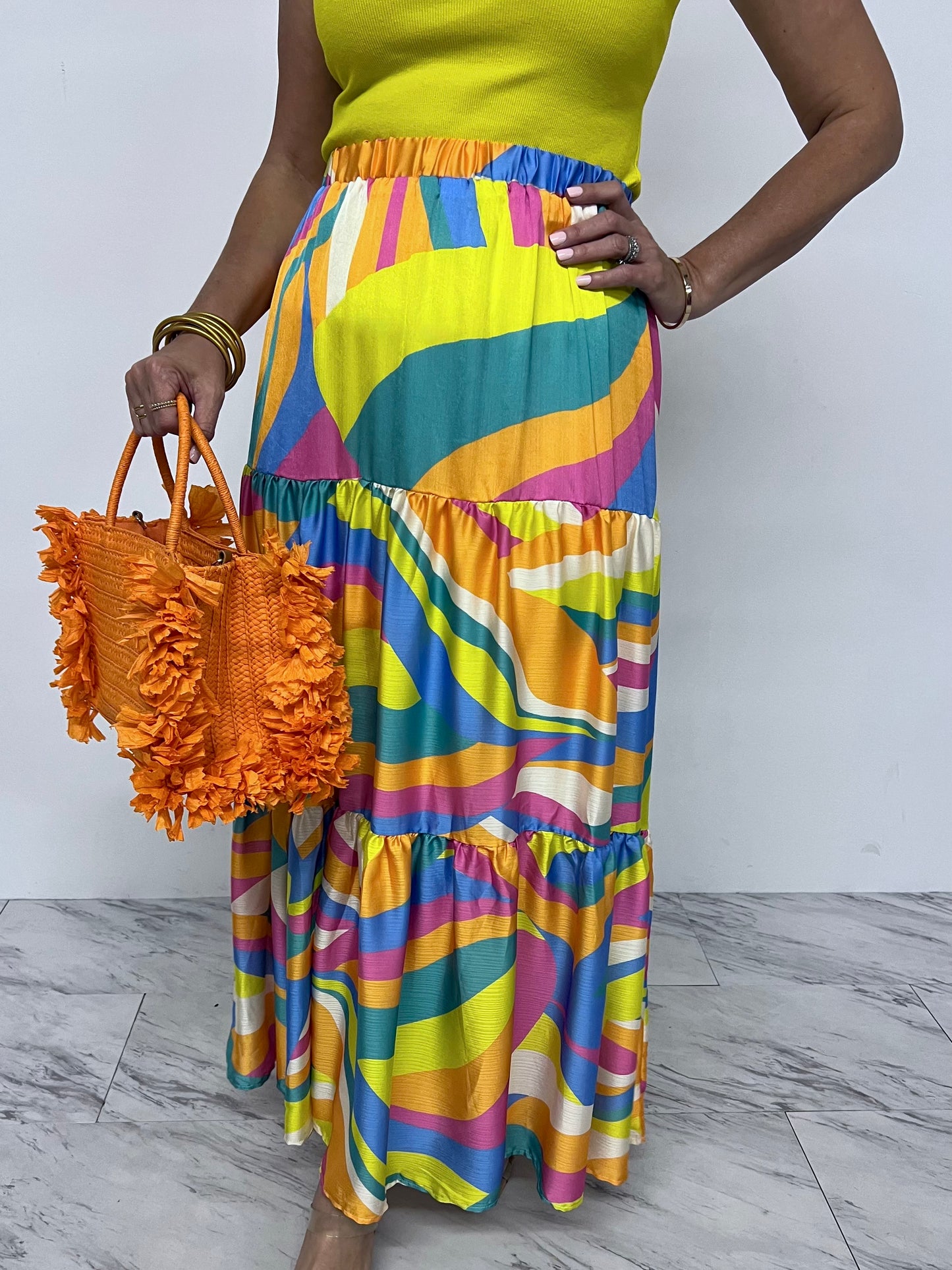 Sunshine Splash Maxi Skirt - FINAL SALE