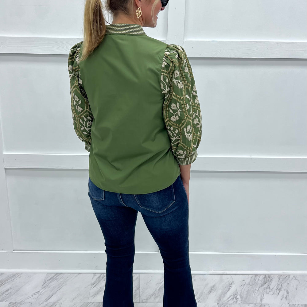
                  
                    Lorelei Embroidered Top (Olive)
                  
                