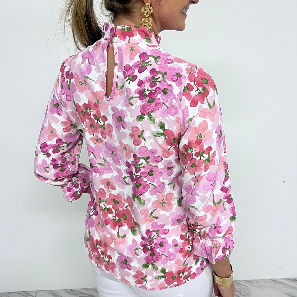 
                  
                    Floral Flirt Top (Pink)
                  
                