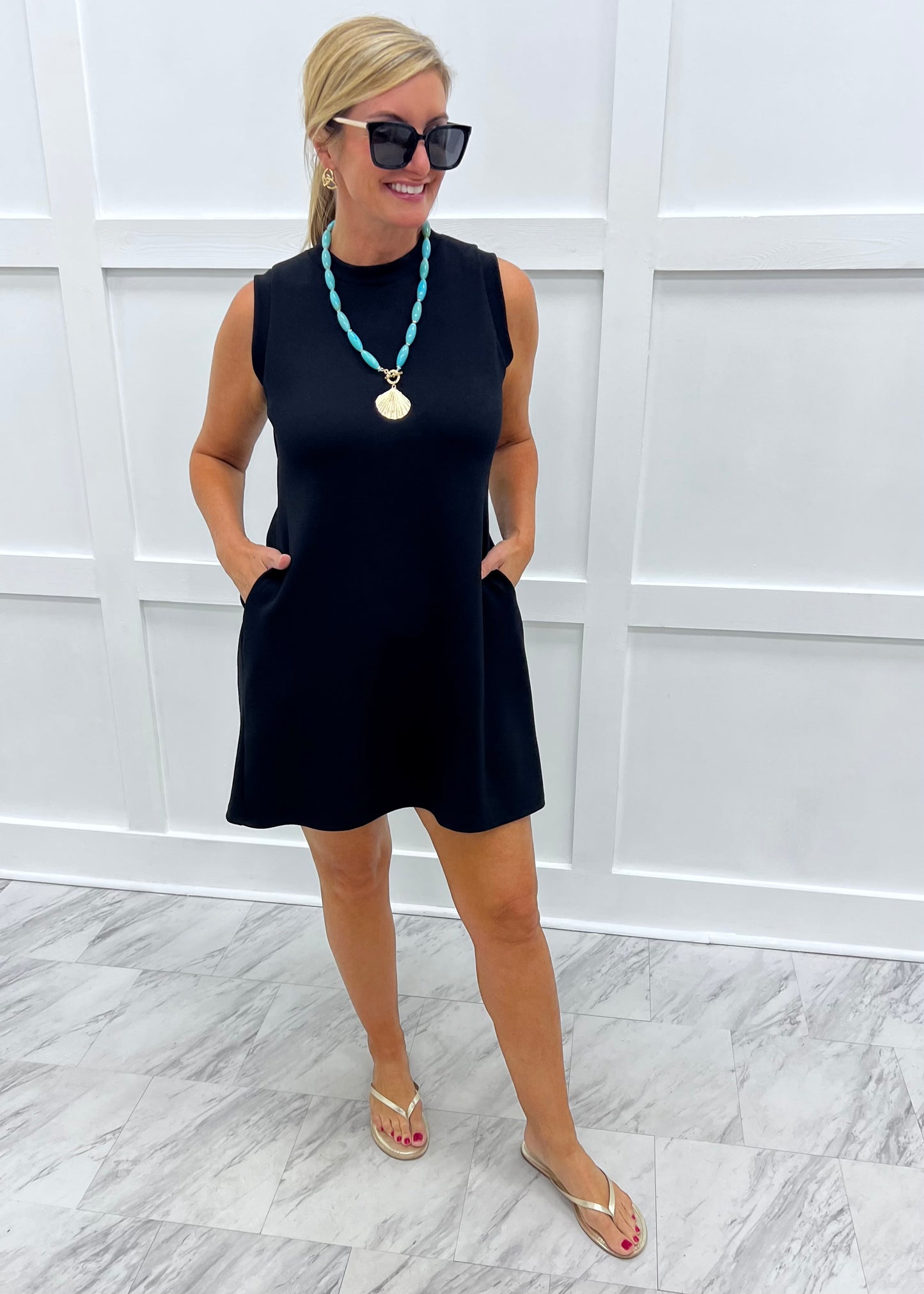 scuba dress black ASOS Design - Midi Dress - Women - Polyester/Elastane - 4 US