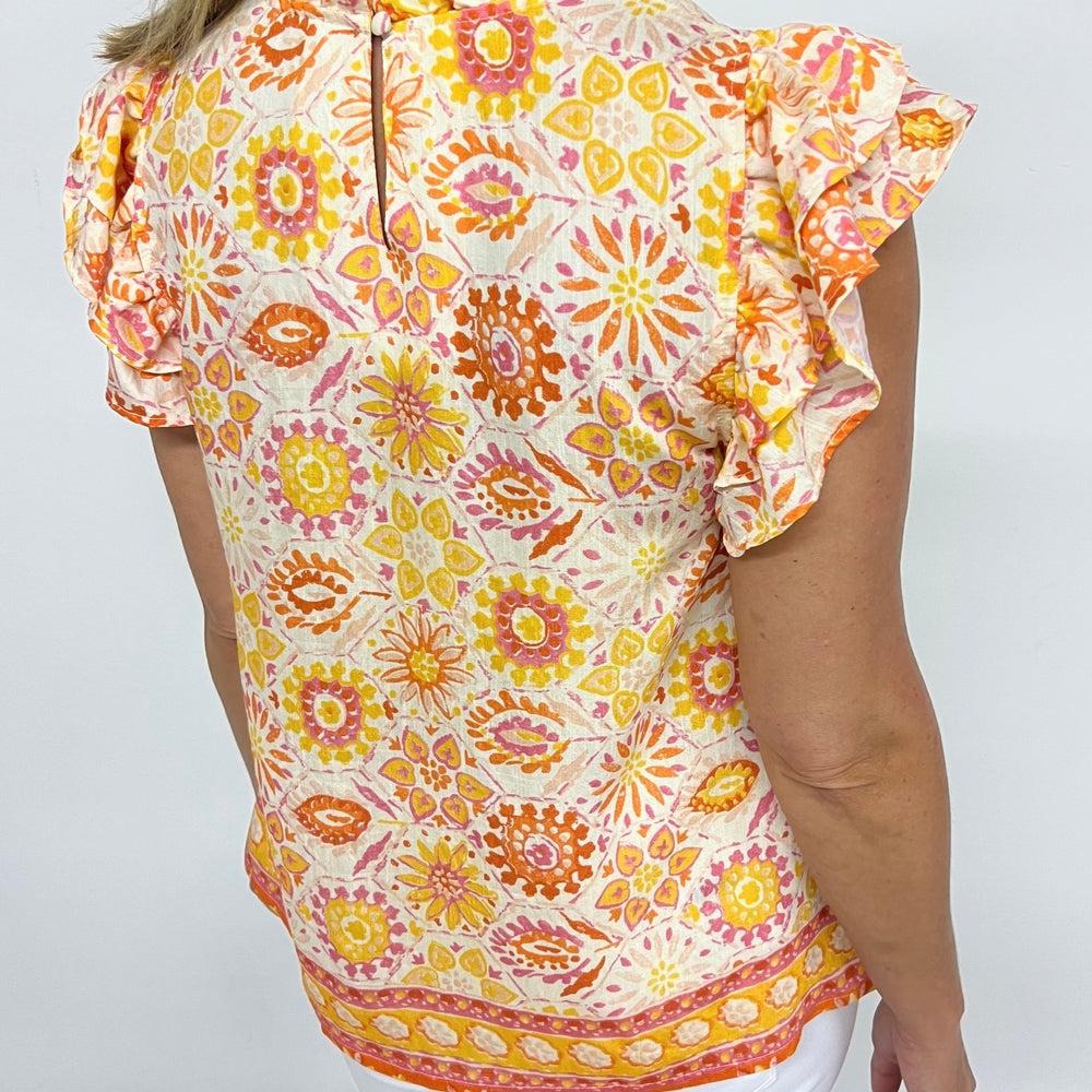 
                  
                    Ray Of Light Print Top
                  
                
