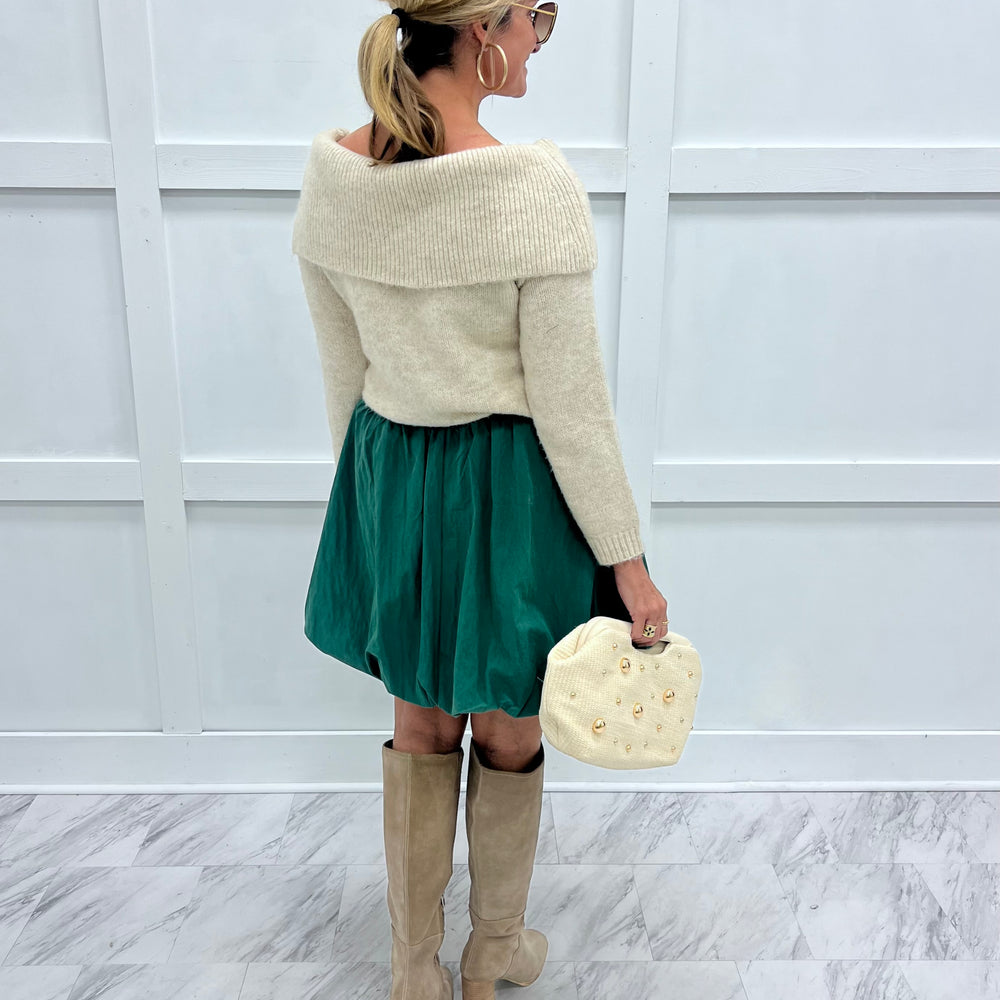 
                  
                    Brynn Bubble Skirt (Green)
                  
                