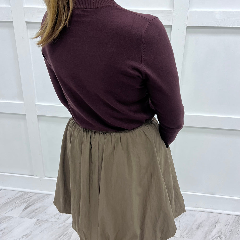 
                  
                    Brynn Bubble Skirt (Brown)
                  
                