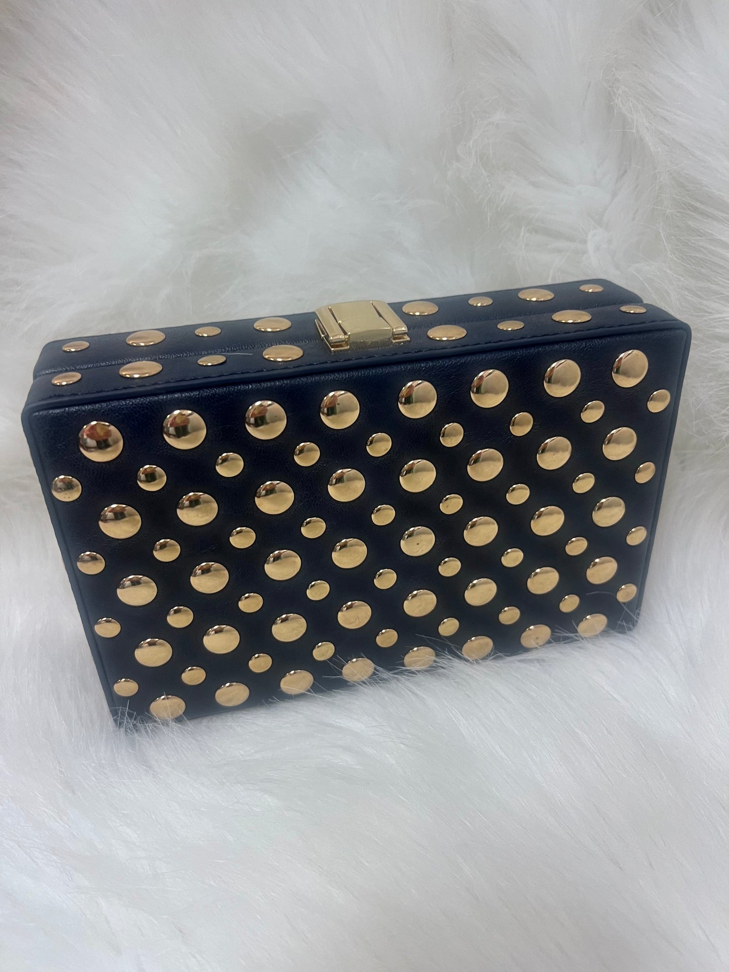 Sutton Studded Handbag (navy)