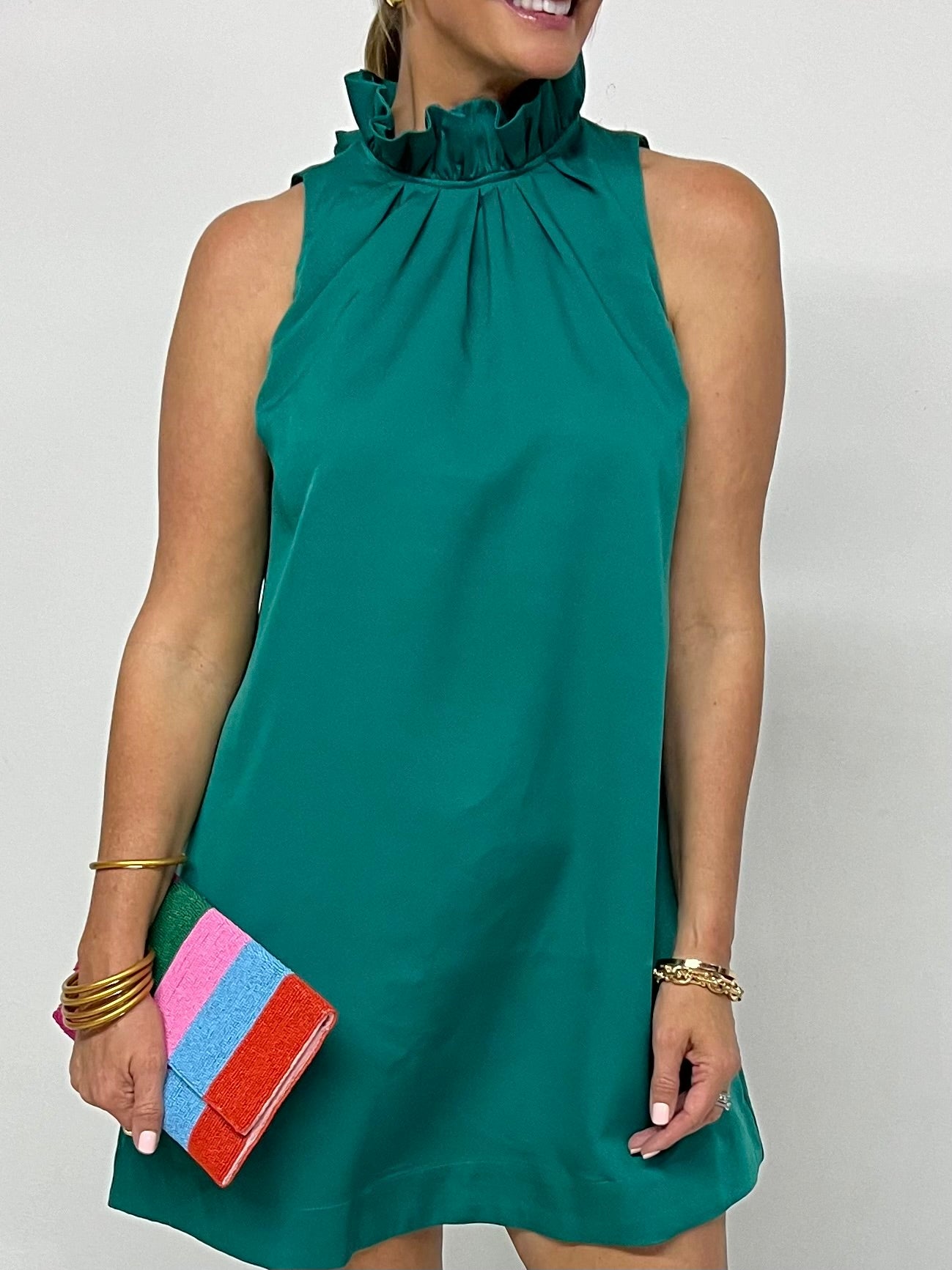 Summer Socialite Dress (Green) - FINAL SALE