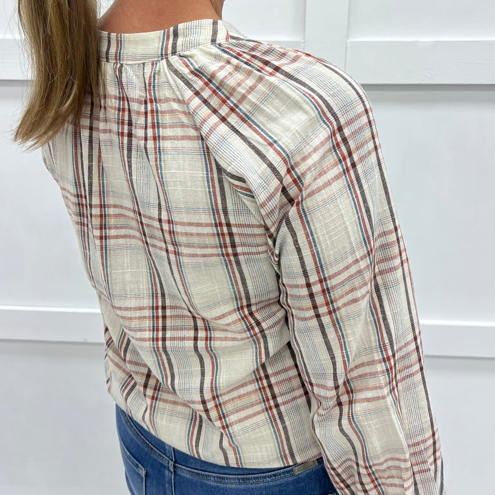 
                  
                    Southern Sweetheart Plaid Top
                  
                