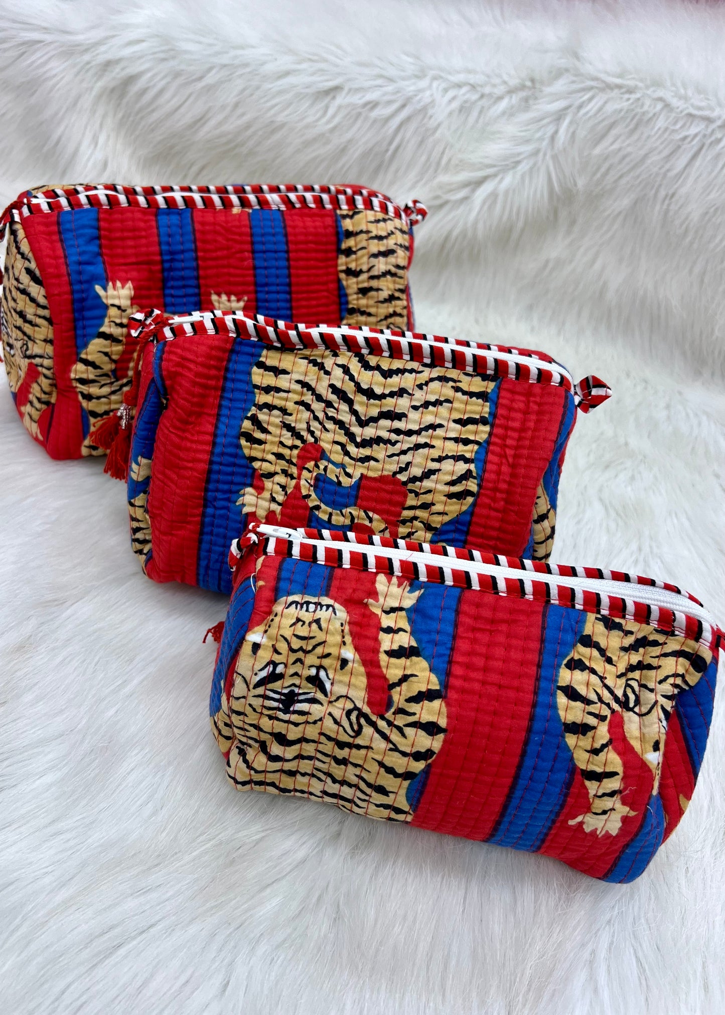 Mahira Makeup Bag Set (Tiger)