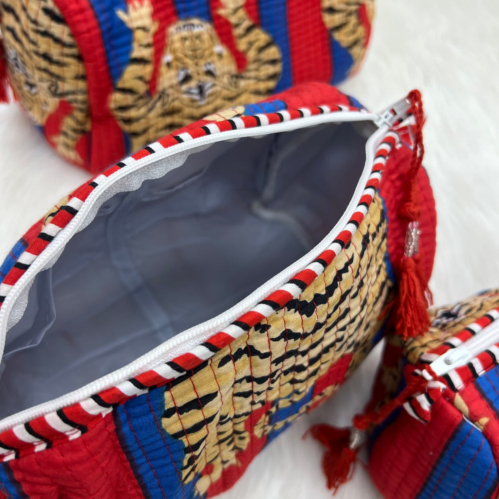 Mahira Makeup Bag Set (Tiger)