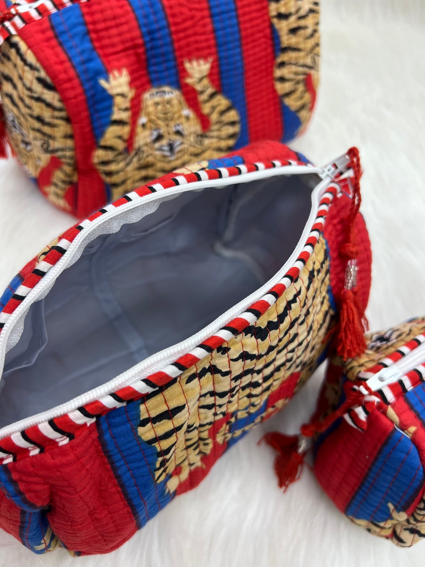 Mahira Makeup Bag Set (Tiger)