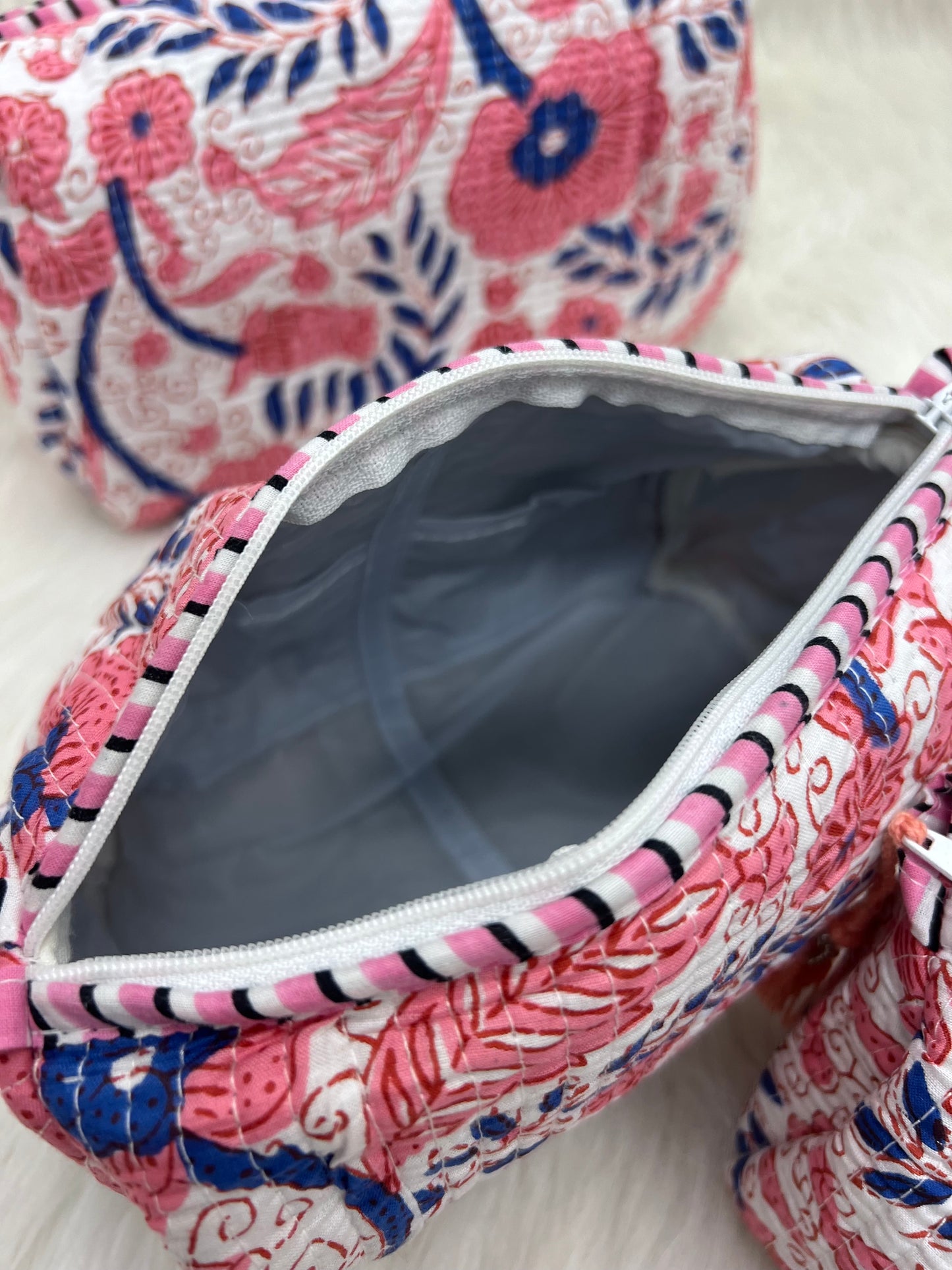 Maddison Makeup Bag Set (Pink)