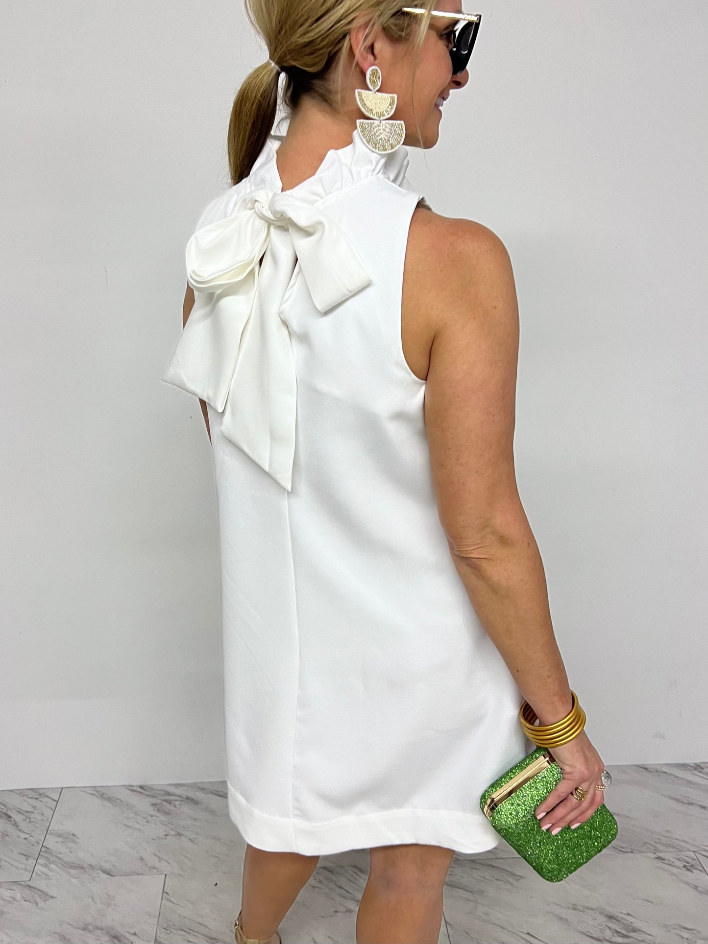 Summer Socialite Dress (white) - FINAL SALE