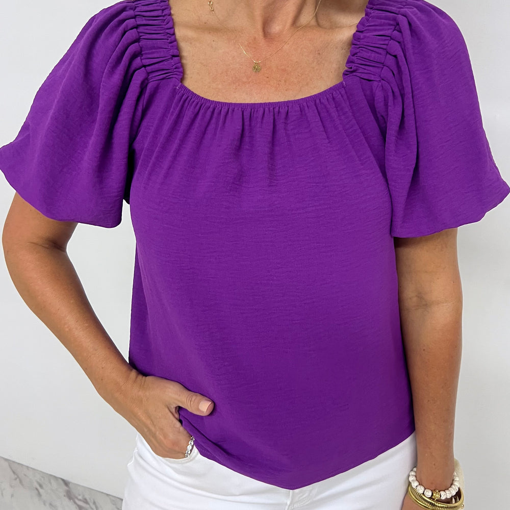 
                  
                    Stargazer Square Neck Top (Purple)
                  
                
