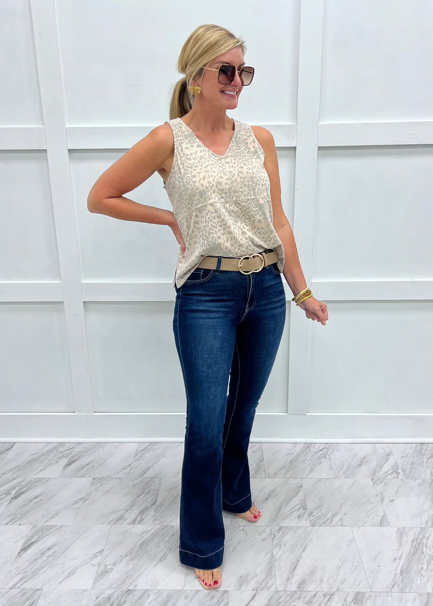 Kenya Animal Print Top