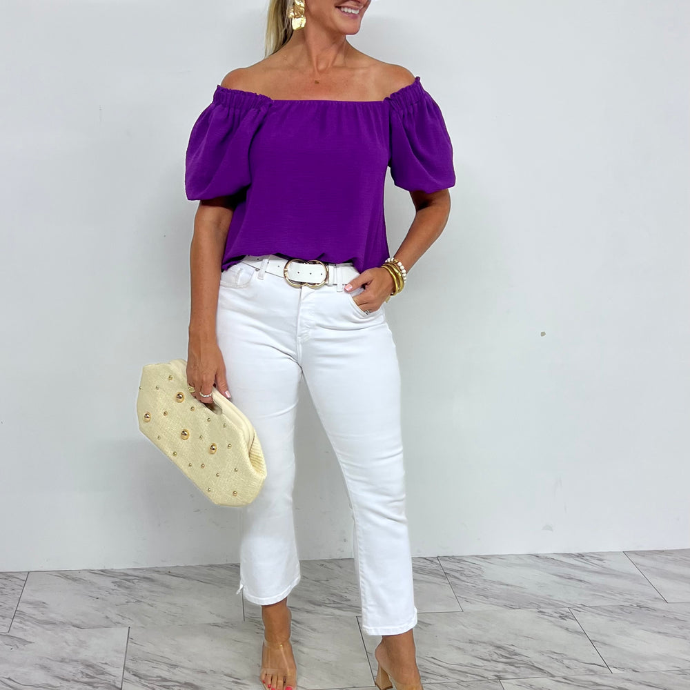 
                  
                    Stargazer Square Neck Top (Purple)
                  
                